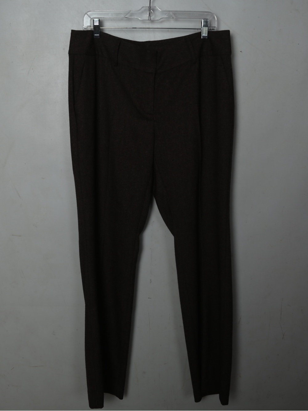 Axcess Women's Straight-Leg Trousers in Dark Brown